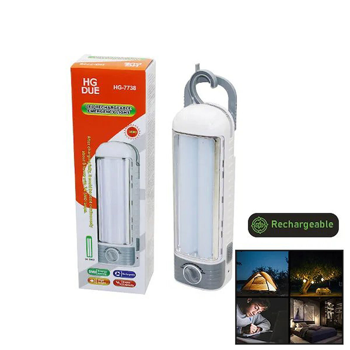 Led Şarjlı Acil Durum Lambası 34SMB POWER
