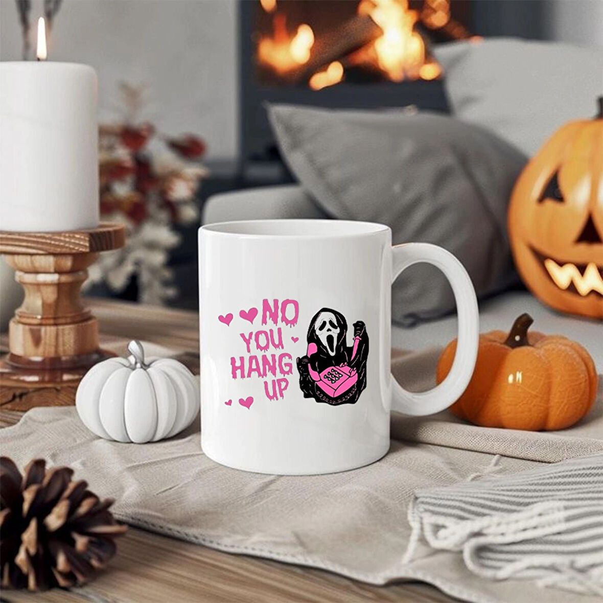 Scream Baskılı Kupa Bardak