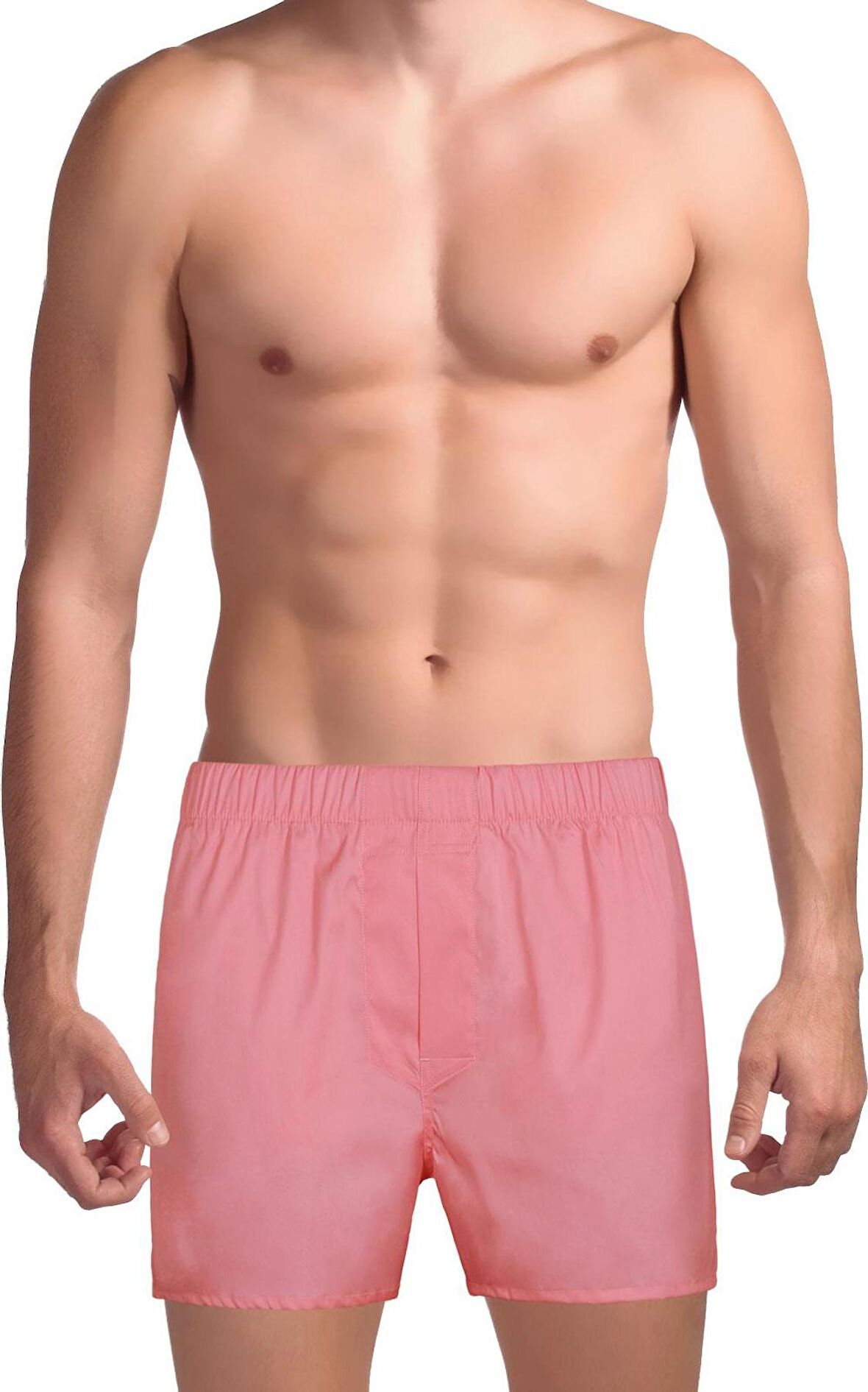 The DON Exclusive Yırtmaçlı Erkek Boxer Pembe