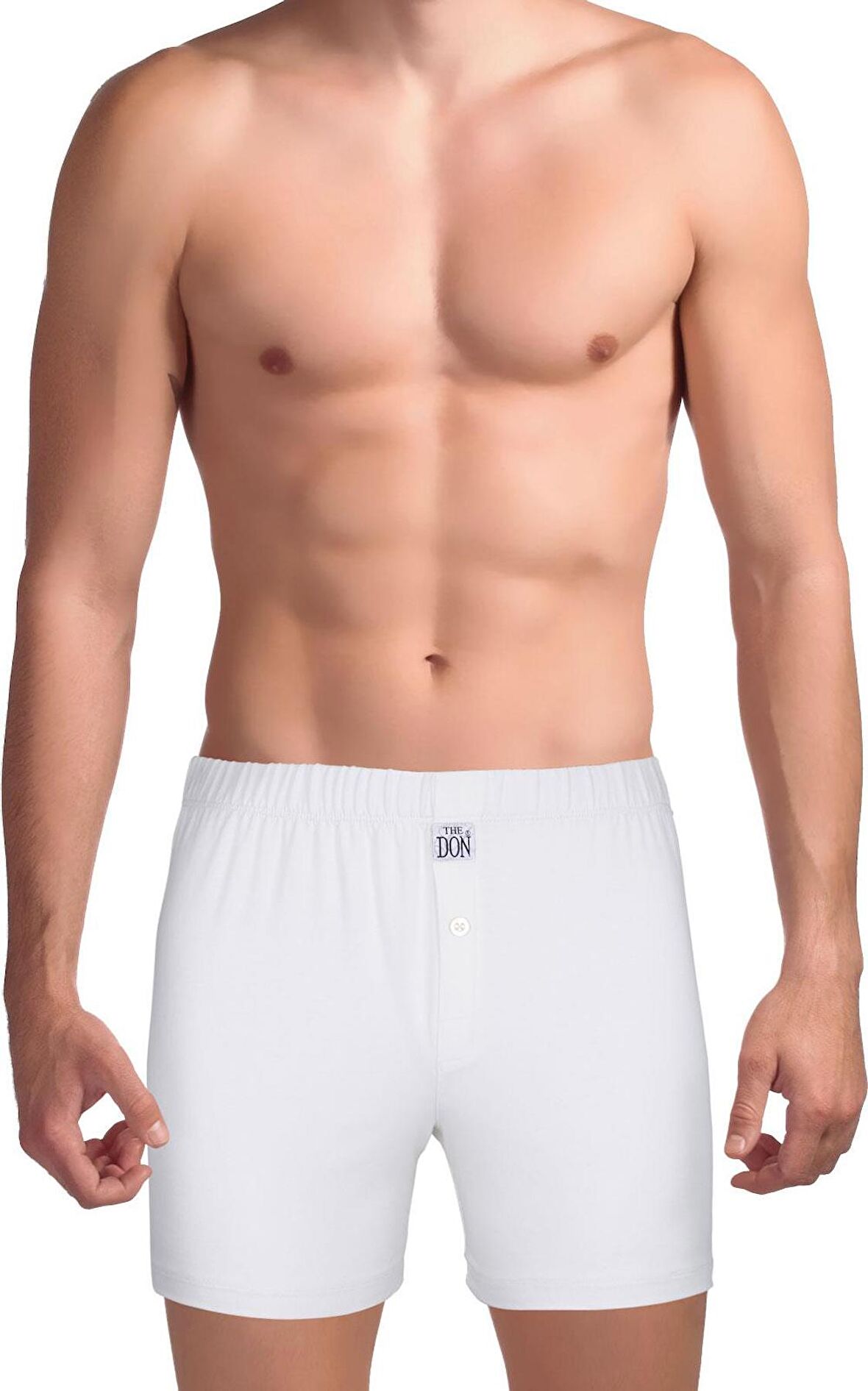 The DON Traditional Erkek Boxer Şort Krem