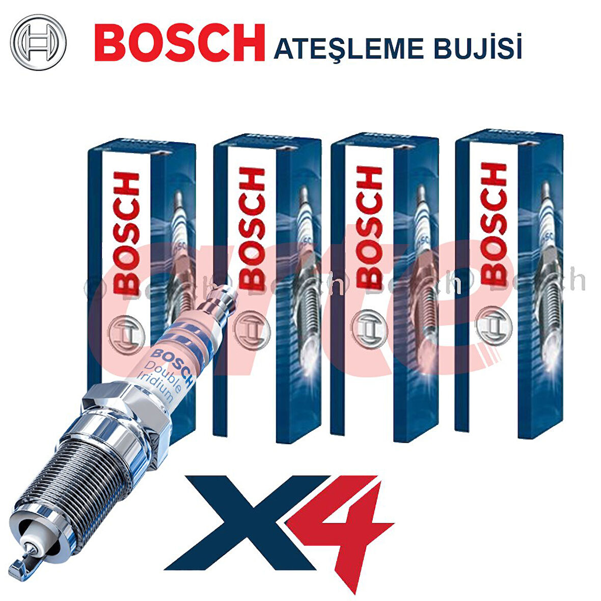 Cupra Ateca 2.0 TSI 2018-2025 Uyumlu | Bosch İridyum Buji Takımı 4 Adet |