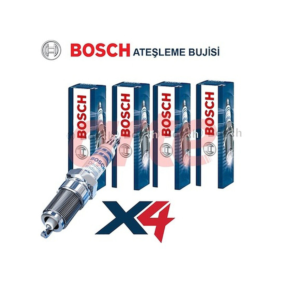 Ford Focus 3 1.6 Ti-VCT (2011–2018) Uyumlu | Bosch LPG İridyum Buji Takımı | 4 Adet | %100 Orijinal