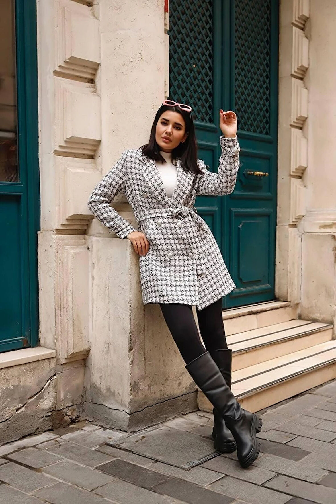 Clara Uzun Ceket TNS-4176