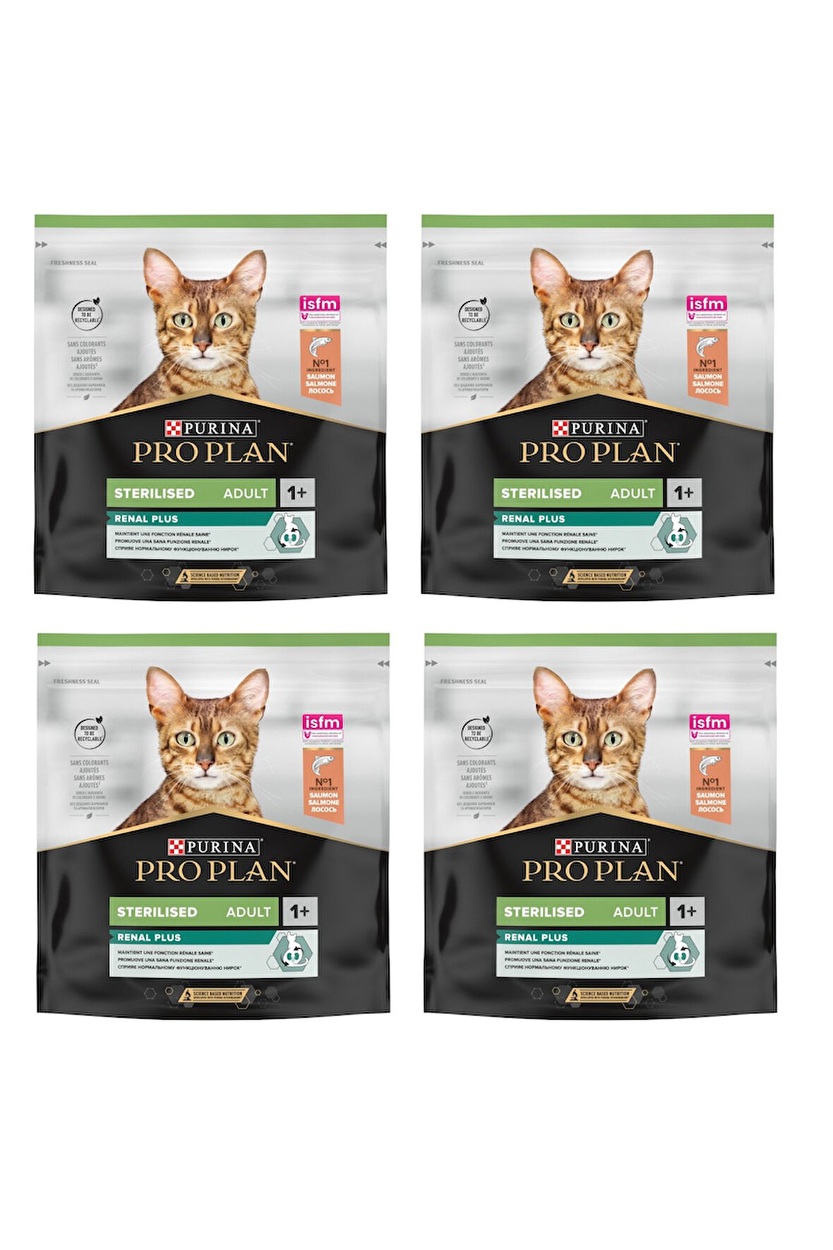 Pro Plan Renal Plus Sterilesed Somonlu Kısırlaştırılmış Kedi Maması 400 Gr. X 4 Paket