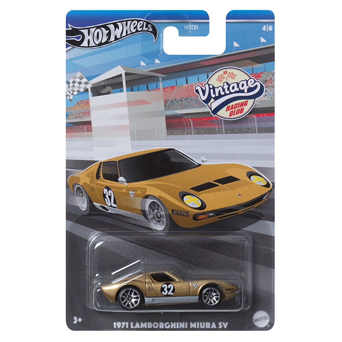 Hot Wheels Vintage Sortiment Mix 1 /  1971 LAMBORGHINI MIURA SV