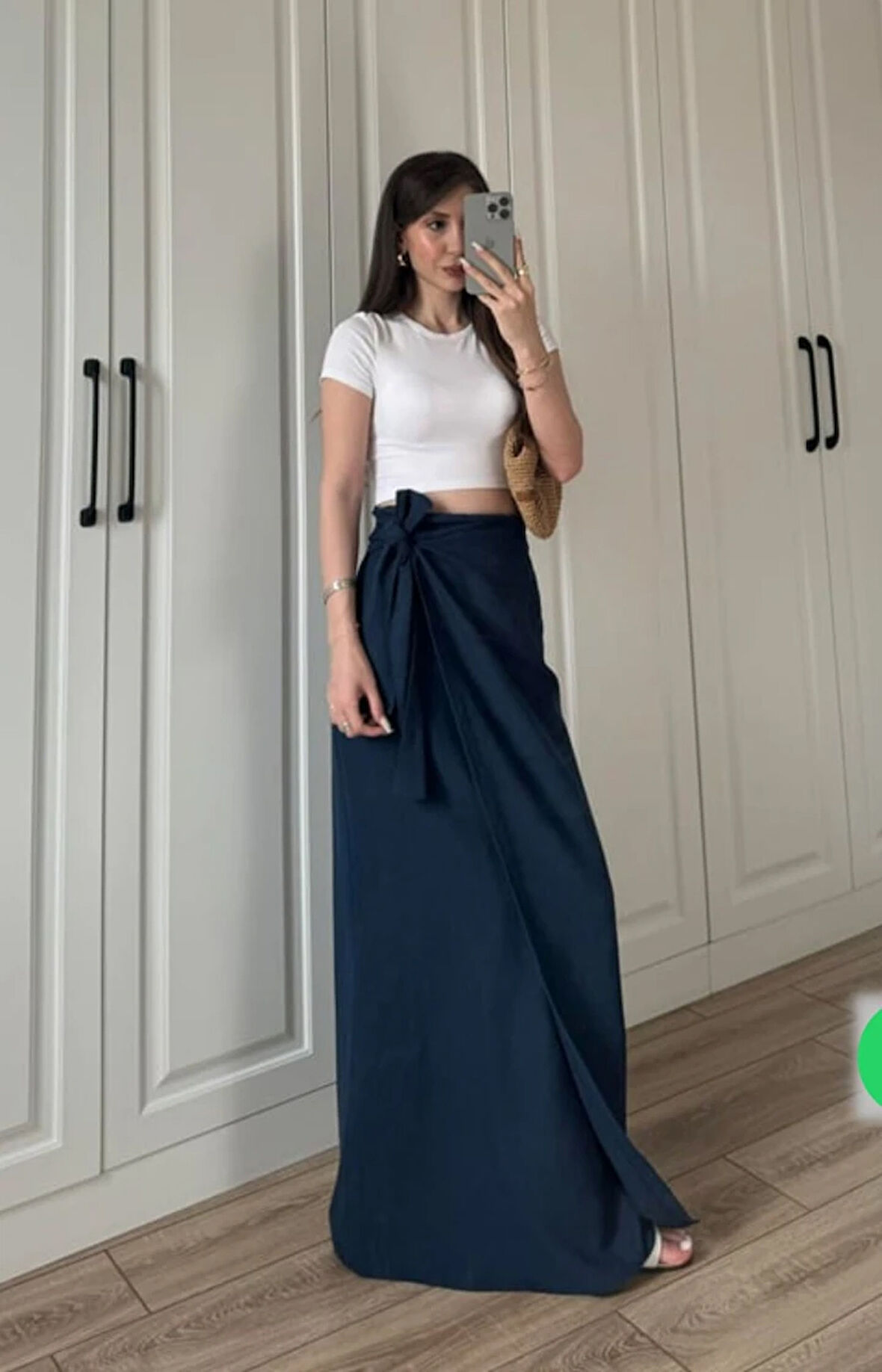 Zyran Bağlamalı Etek TNS-4183