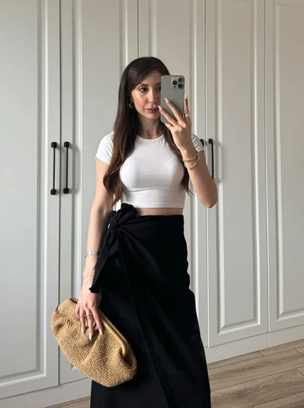 Zyran Bağlamalı Etek TNS-4183