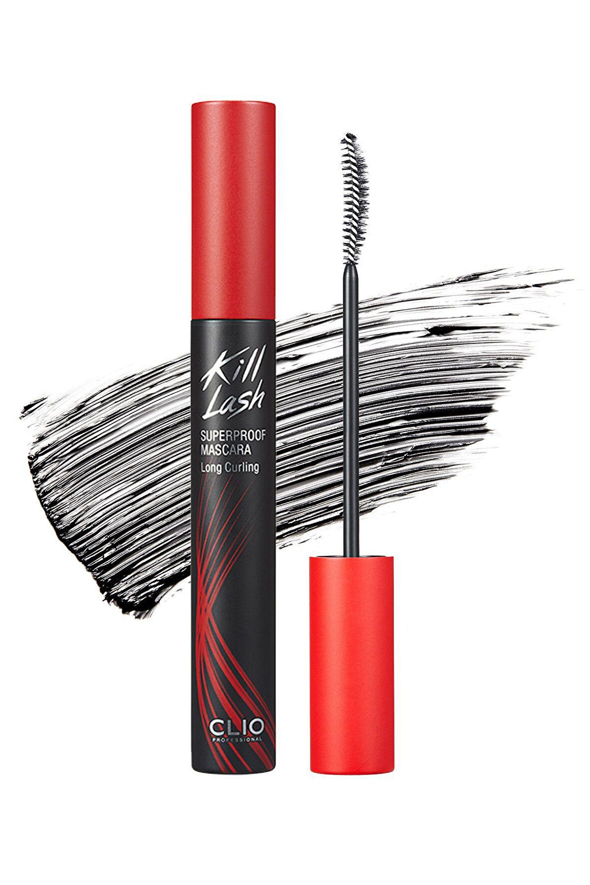 Kalıcı, Uzun, Kıvrık Kirpik Etkisi Veren Maskara Clio Kill Lash Superproof Mascara (01 Long Curling)