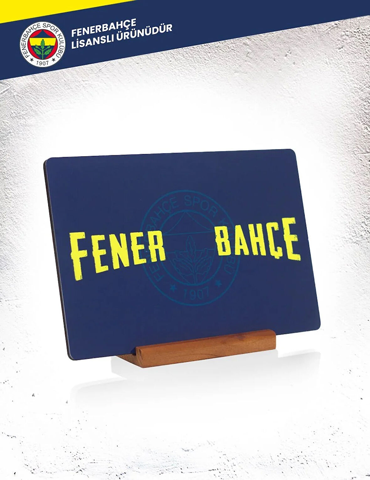 Fenerbahçe Baskılı Gri Pano