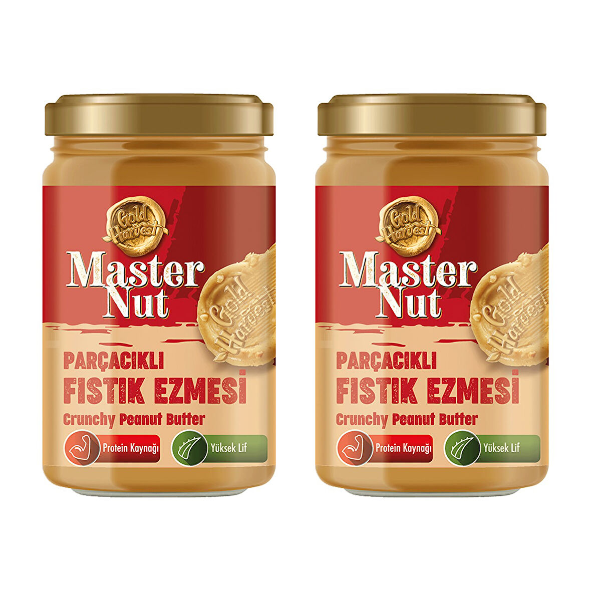 Master Nut Parçacıklı Fıstık Ezmesi 300 gr x 2 Adet