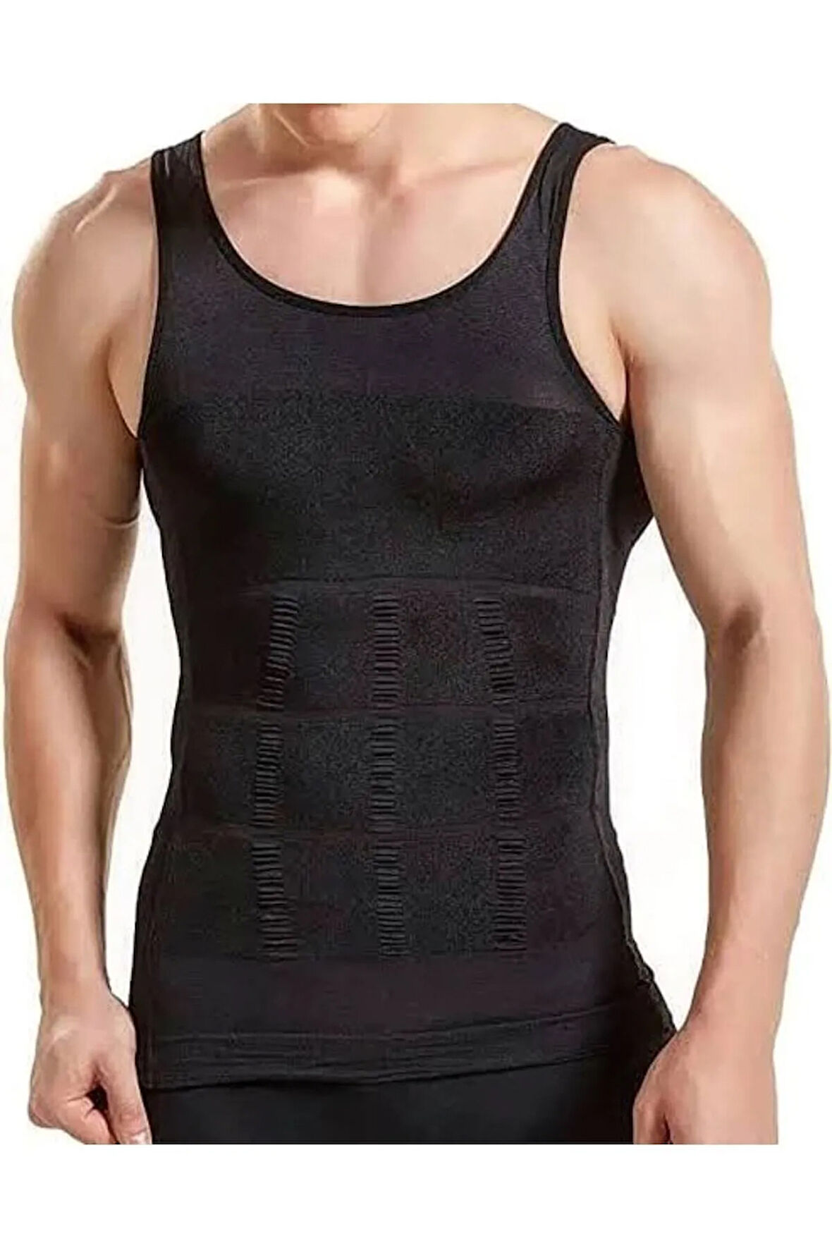 Erkek Atlet Korse Sıkı Duruş