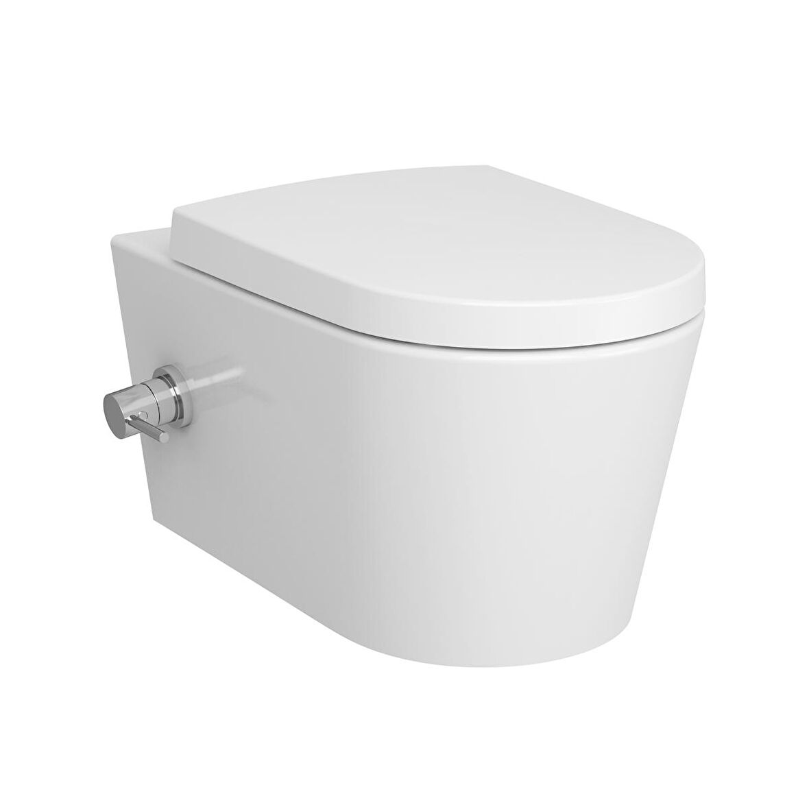 VitrA Nest Trendy 5176B003-7211 Rim-ex Asma Klozet, Termostatik Ara Musluklu, 57 cm, Beyaz
