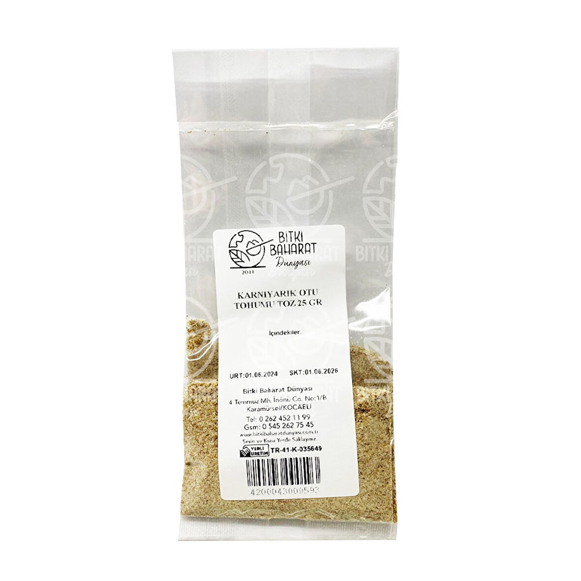 Karnıyarık Otu Tohumu Toz 25 Gr