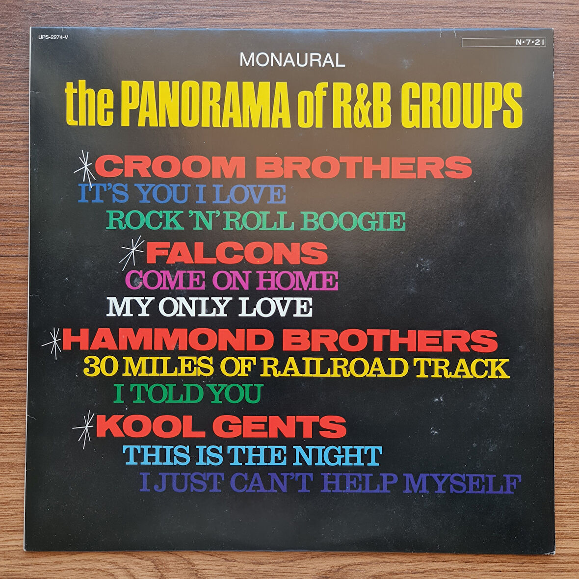 The Panorama of R&B Groups Vol. 2 33'lük LP PLAK