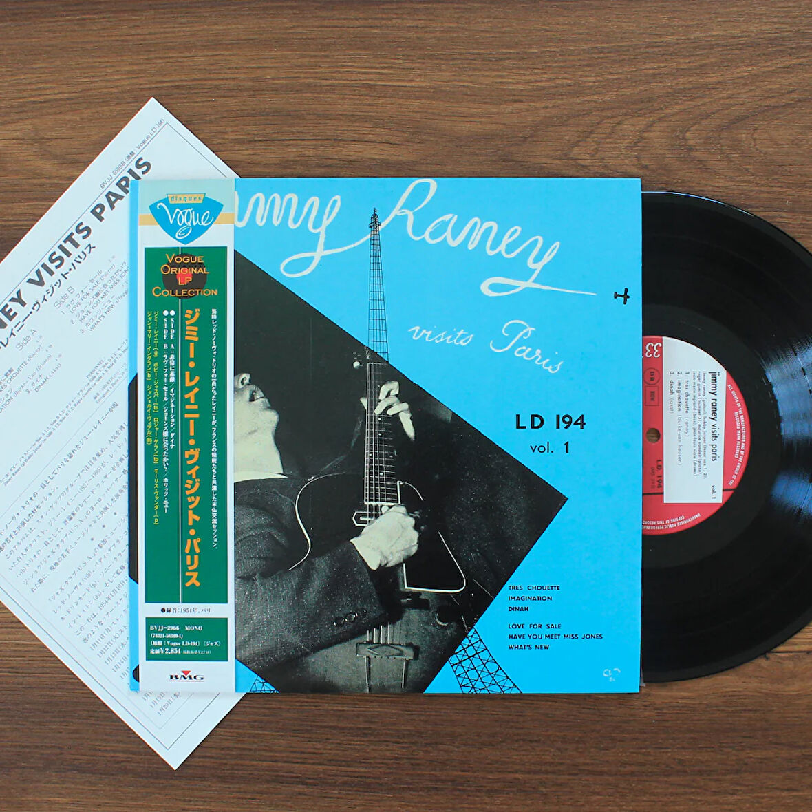 Jimmy Raney – Jimmy Raney Visits Paris vol. 1 (10'' Plak)