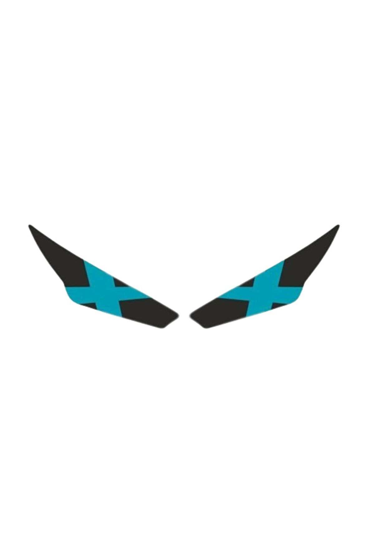 Rks R250 2023 - 2024 Uyumlu Far Sticker X Mavi