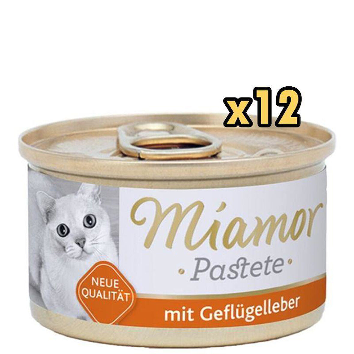 Miamor Pastete Ciğerli Yetişkin Konserve Kedi Maması 85 Gr X 12 Adet