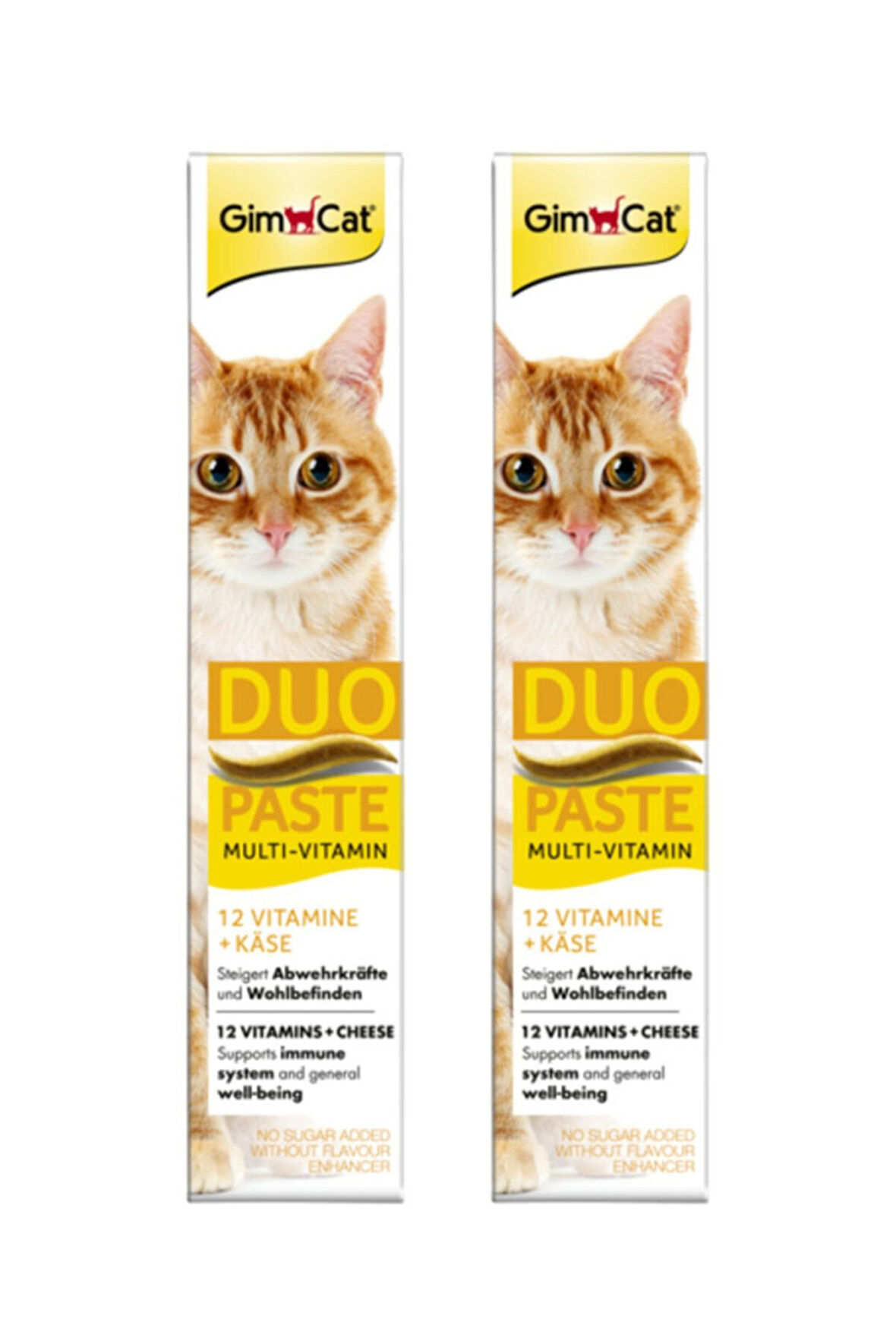 Multi-vitamin Duo Paste Peynirli Kedi Macunu 50 gr X 2 Adet = 100 gr