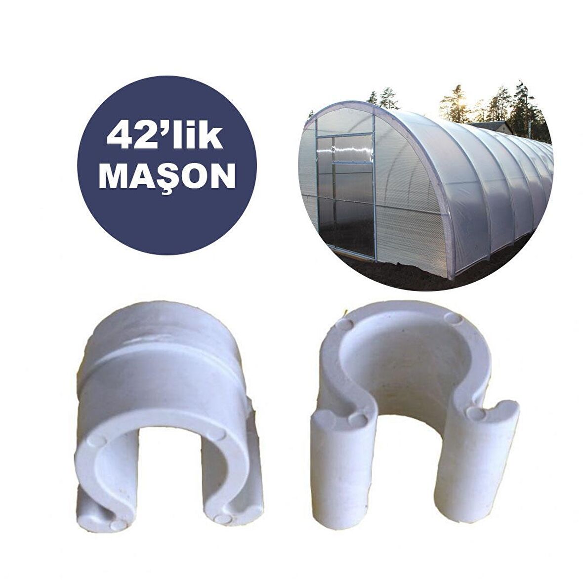 SeraTrend 42'lik Maşon Klips (100 Adetli) SERA NAYLONU MAŞON KLİPS SERA NAYLONU TUTTURUCU