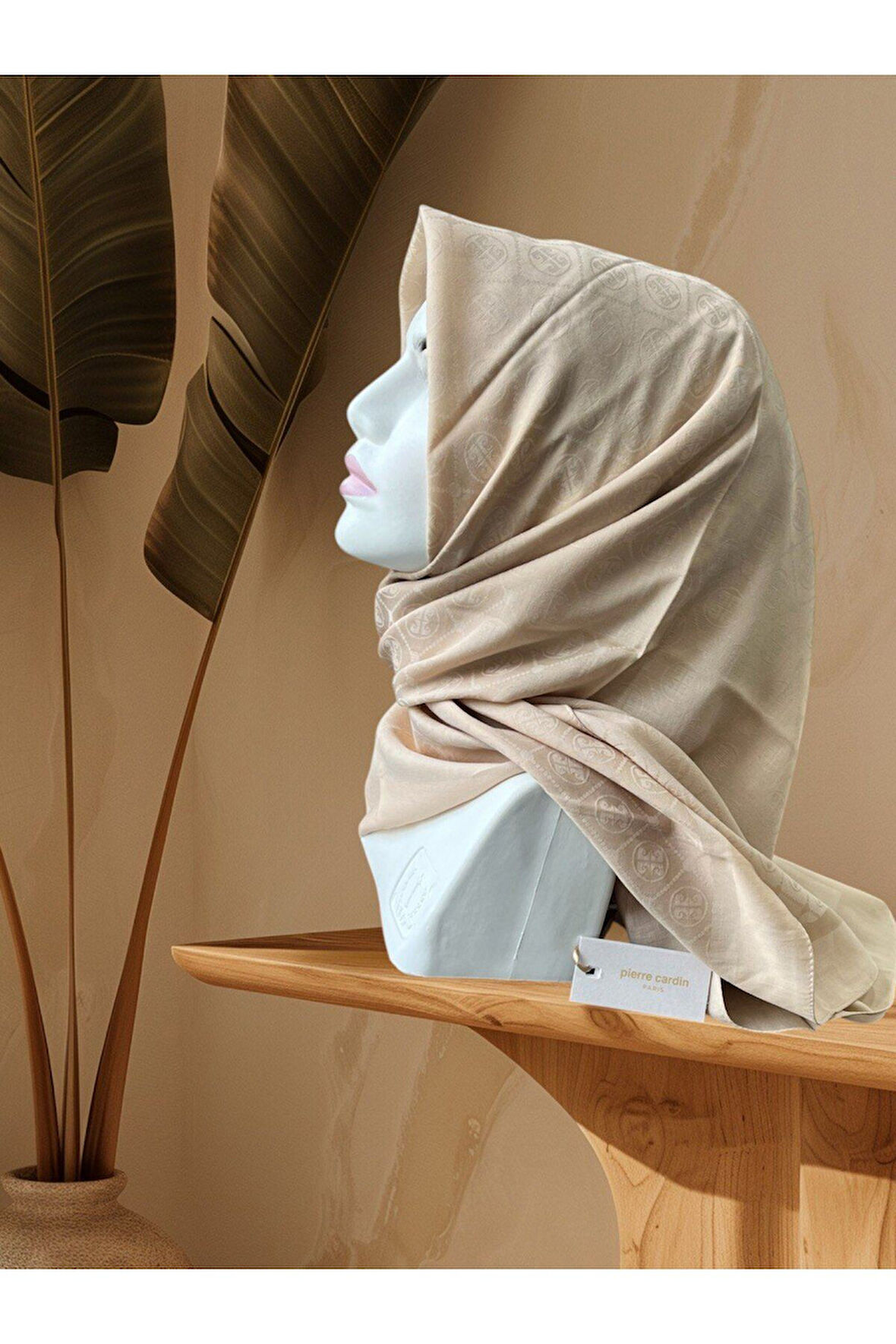 Açık Vizon Pierre Cardin Eşarp