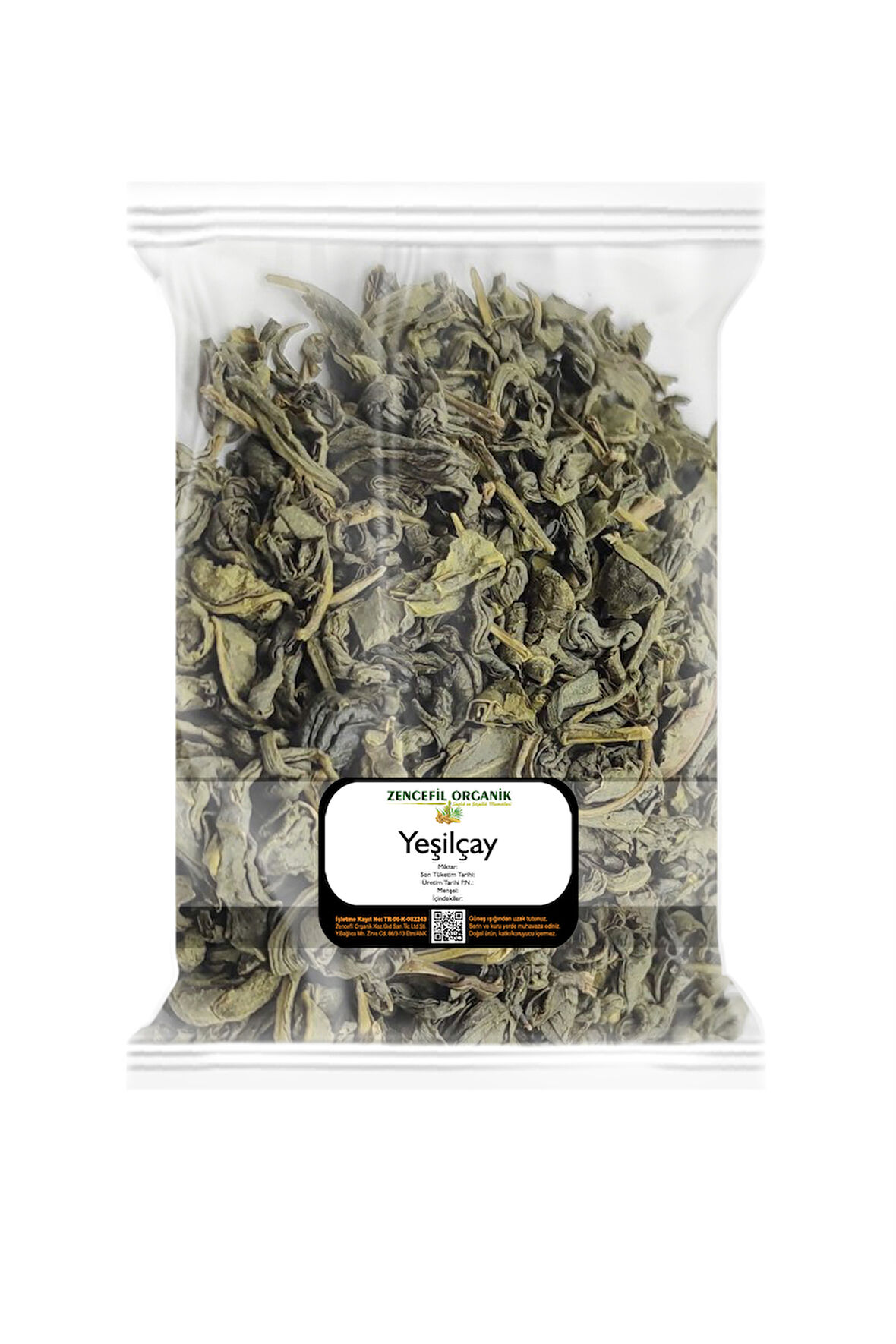 Yeşil Çay Yaprak A Kalite 500 Gr. Yeşilçay Green Tea Greentea 0,5 Kg.