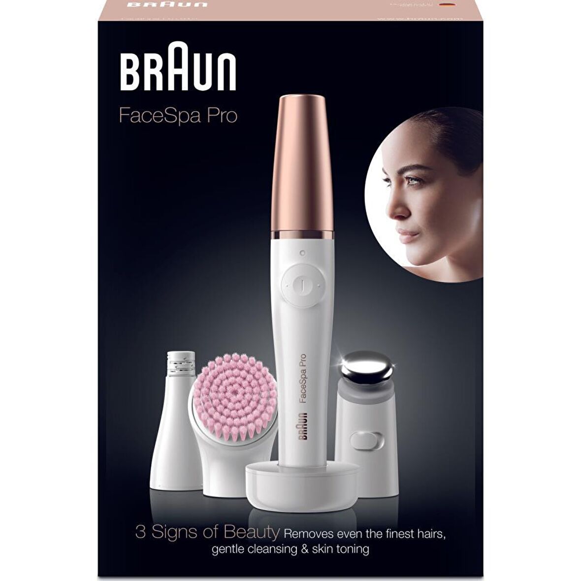 Braun FaceSpa Pro 912 Face 3 in 1 Yüz Epilatörü