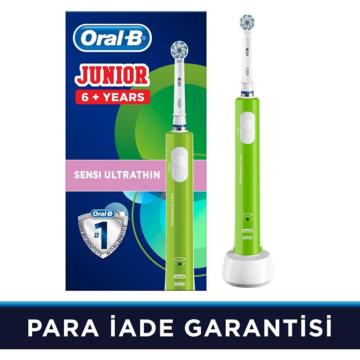 Oral-B Sensi Ultra Thin Junior Çocuk Şarjlı Diş Fırçası