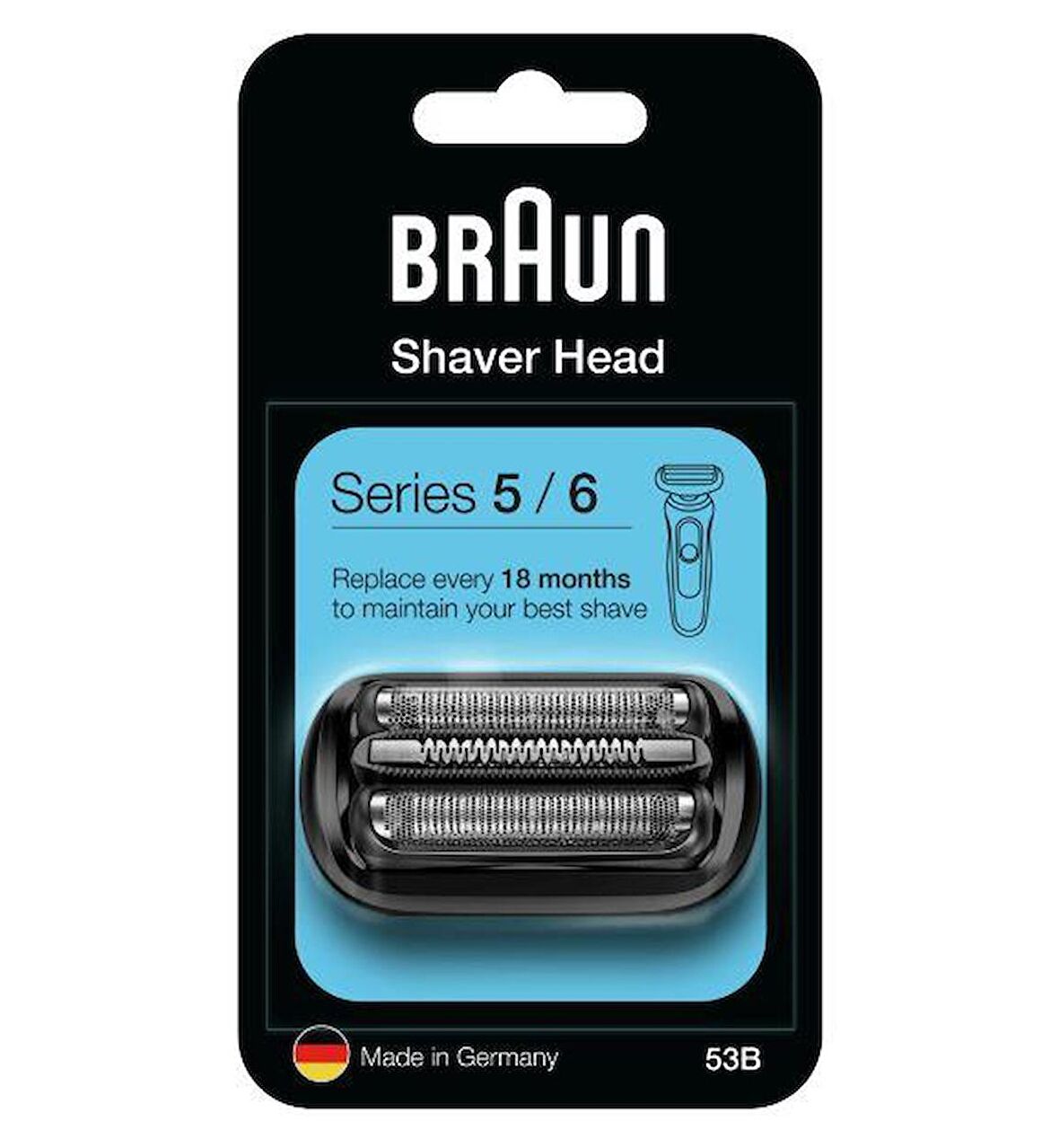 Braun 5 Series 53B Tıraş Makinesi Yedek Başlığı Siyah