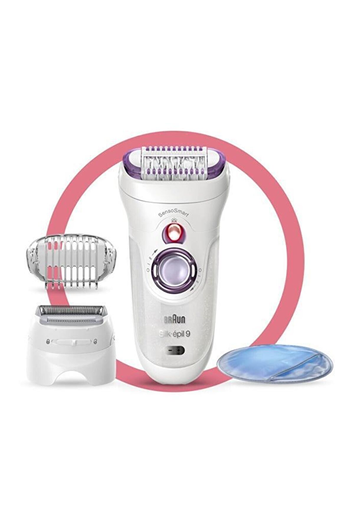 Braun Silk Epil 9 9705 SensoSmart 2 in 1 Kablosuz Islak/Kuru Işıklı Şarjlı Epilatör