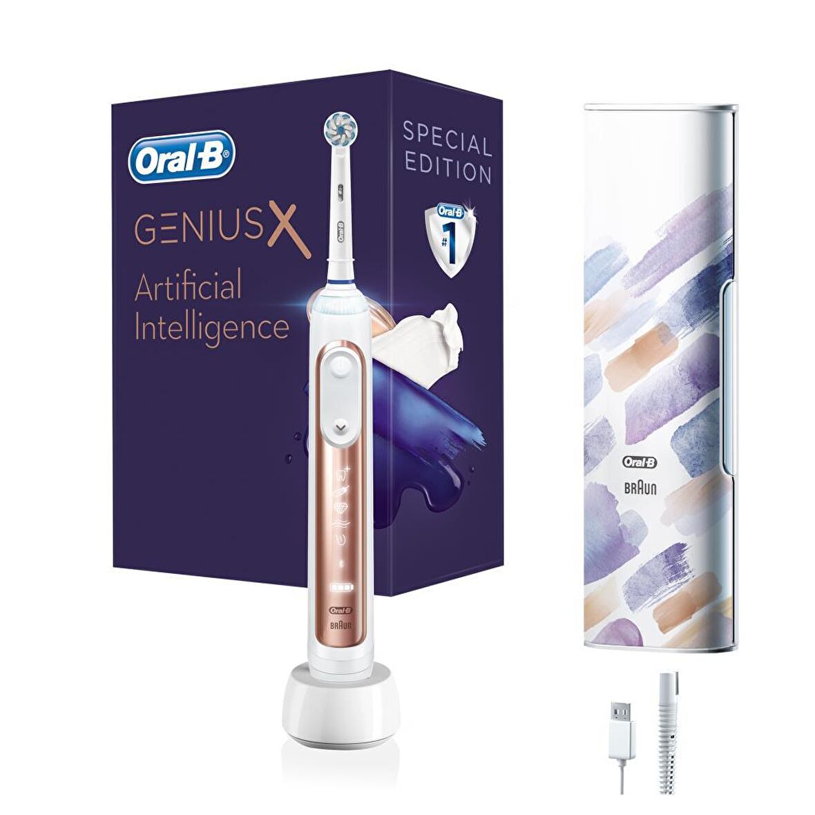 Oral-B Genius X Special Edition Bluetoothlu Şarjlı Diş Fırçası