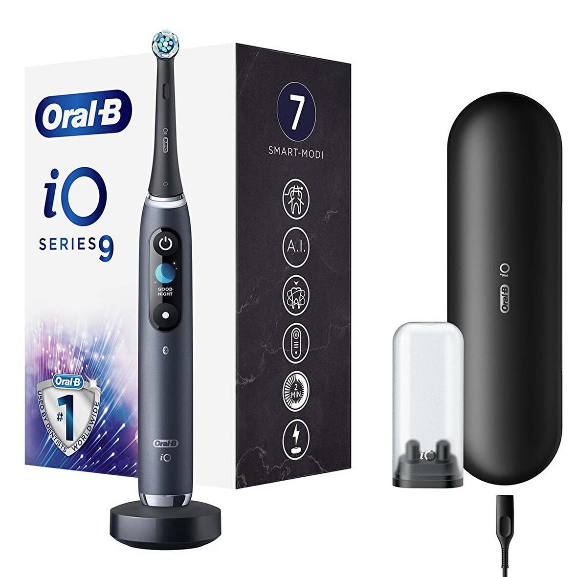 Oral-B iO 9 Şarjlı Diş Fırçası - Siyah