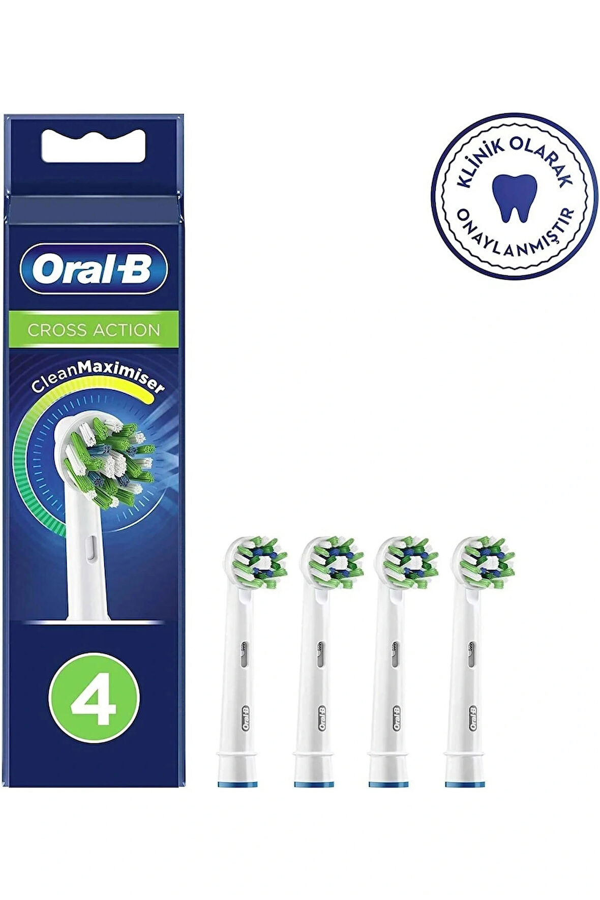 Oral-B Cross Elektrikli Diş Fırçası Yedek Başlığı 4 Adet
