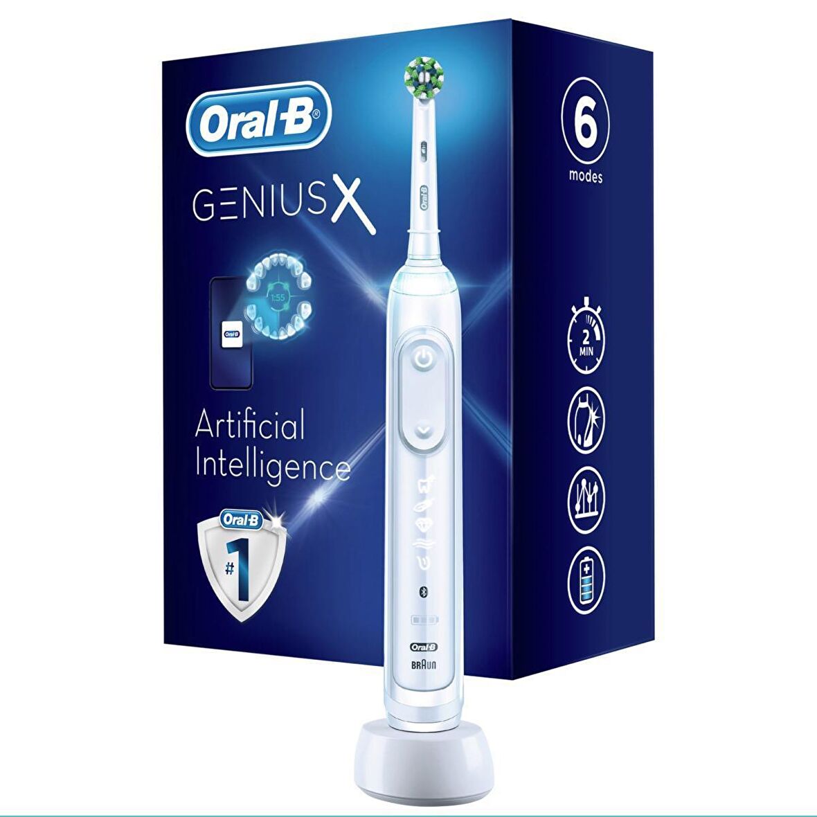 Oral-B Genius X Bluetoothlu Şarjlı Diş Fırçası