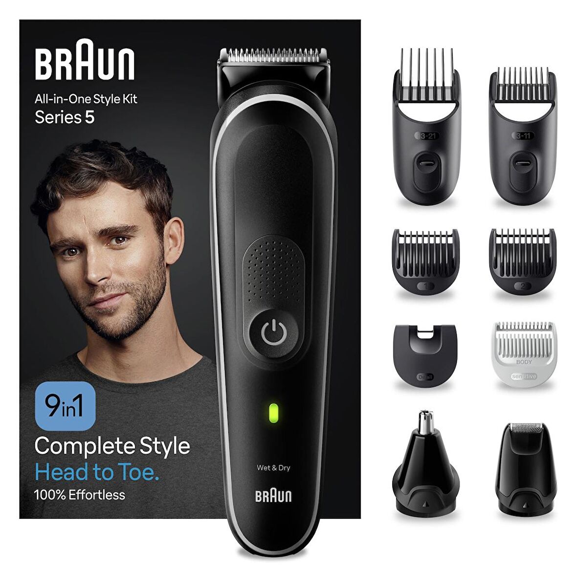 Braun Series 5 MGK5410 Islak - Kuru Çok Amaçlı Tıraş Makinesi