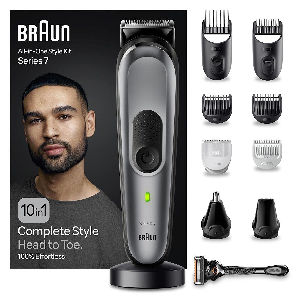 Braun Series 7 MGK7420 Islak - Kuru Çok Amaçlı Tıraş Makinesi