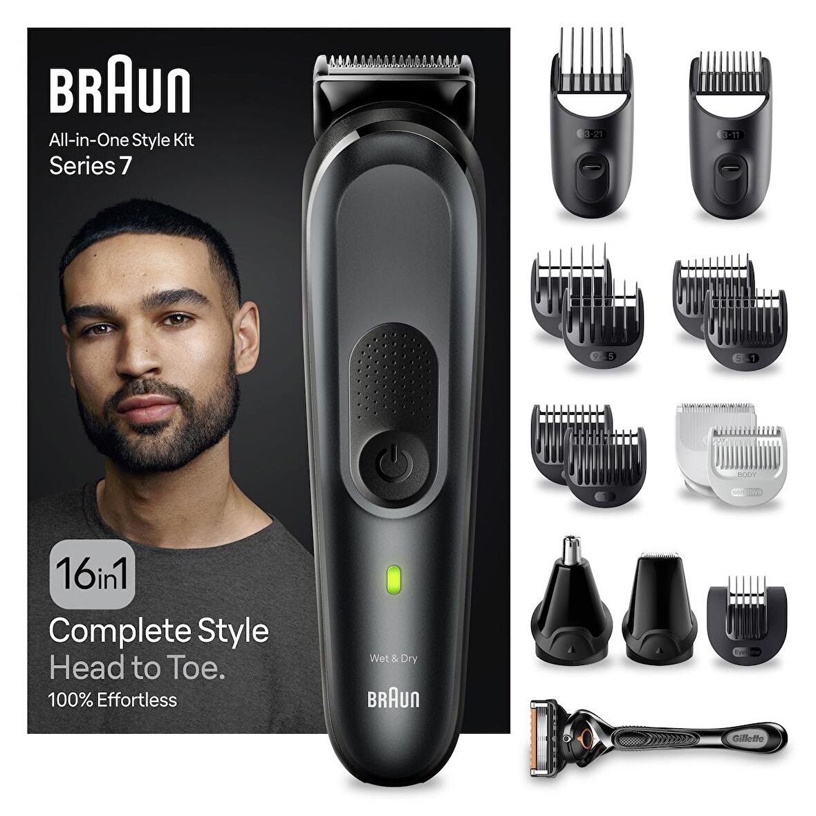 Braun Series 7 MGK7470 Islak - Kuru Çok Amaçlı Tıraş Makinesi