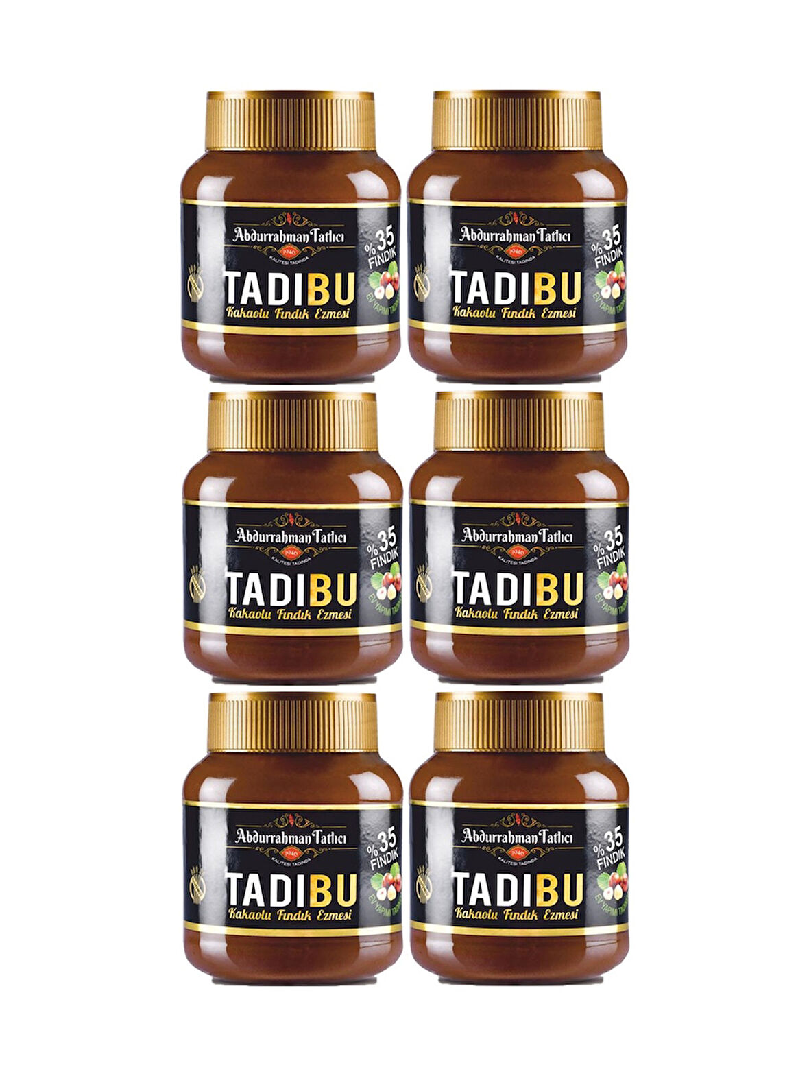Abdurrahman Tatlıcı Tadıbu Kakaolu Fındık Ezmesi 6 x 330 G