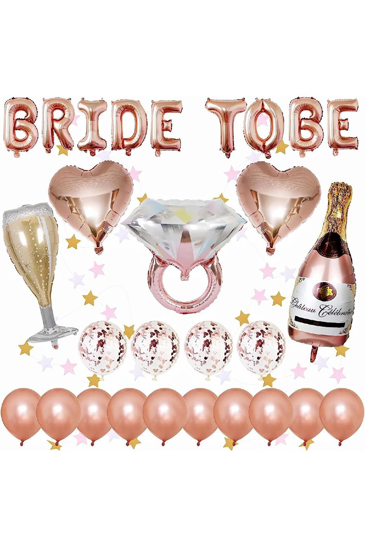 Bride To Be Bekarlığa Veda Partisi Süslemeleri, GELİN Dekorasyonu, Kuşak Hediyeli,Parti Setleri