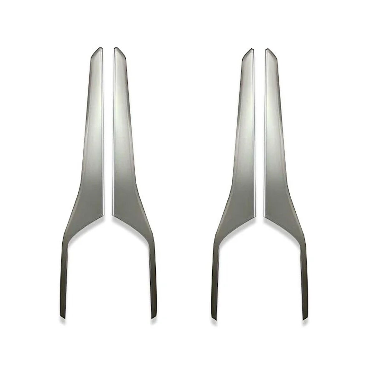 Ford Focus 2019+ Panel Kaplama Kalın Model - Silver ( ABS )