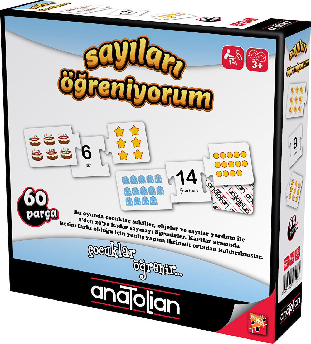 Anatolian Sayıları Öğreniyorum (60 Parça) 7409