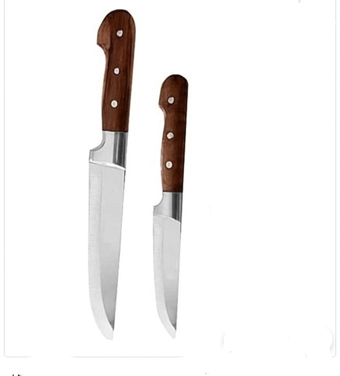 Karadeniz Laz Reis Kasap Mutfak Kesim Bıçağı İkili Set 26cm+30 cm