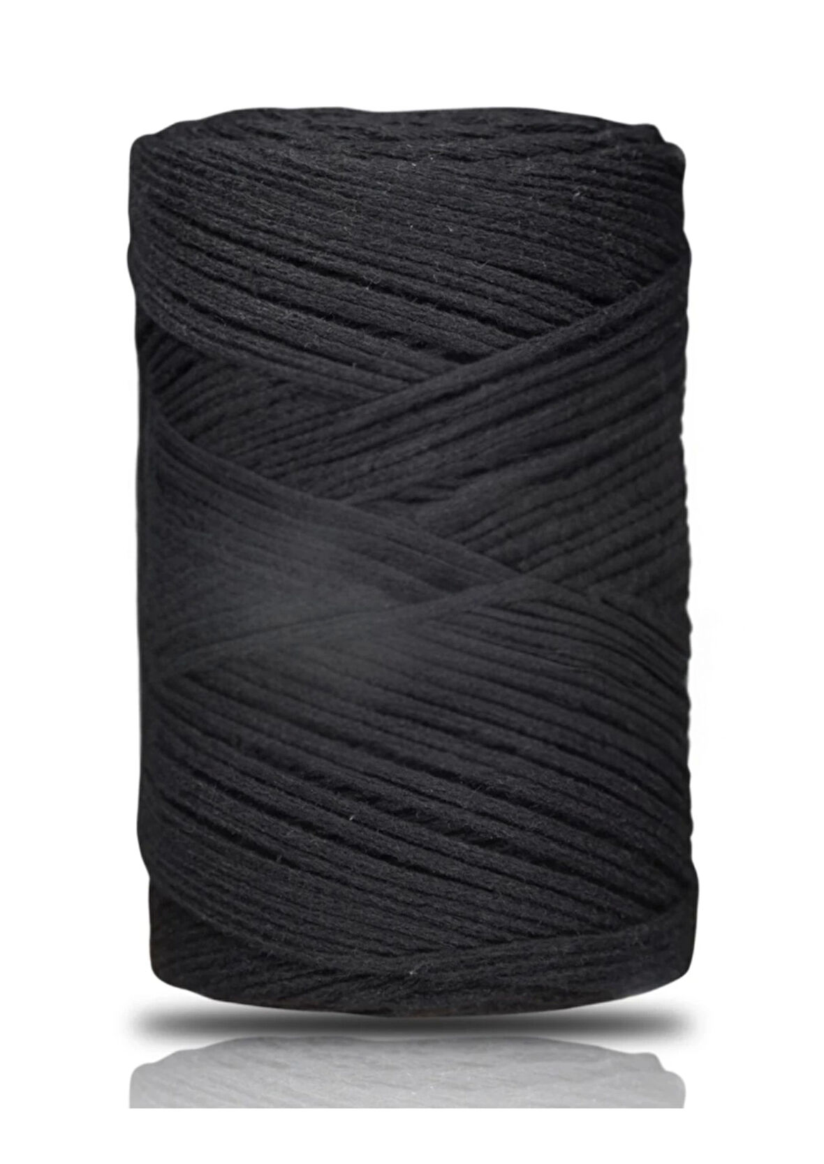 Pamuk Makrome 2 mm Siyah