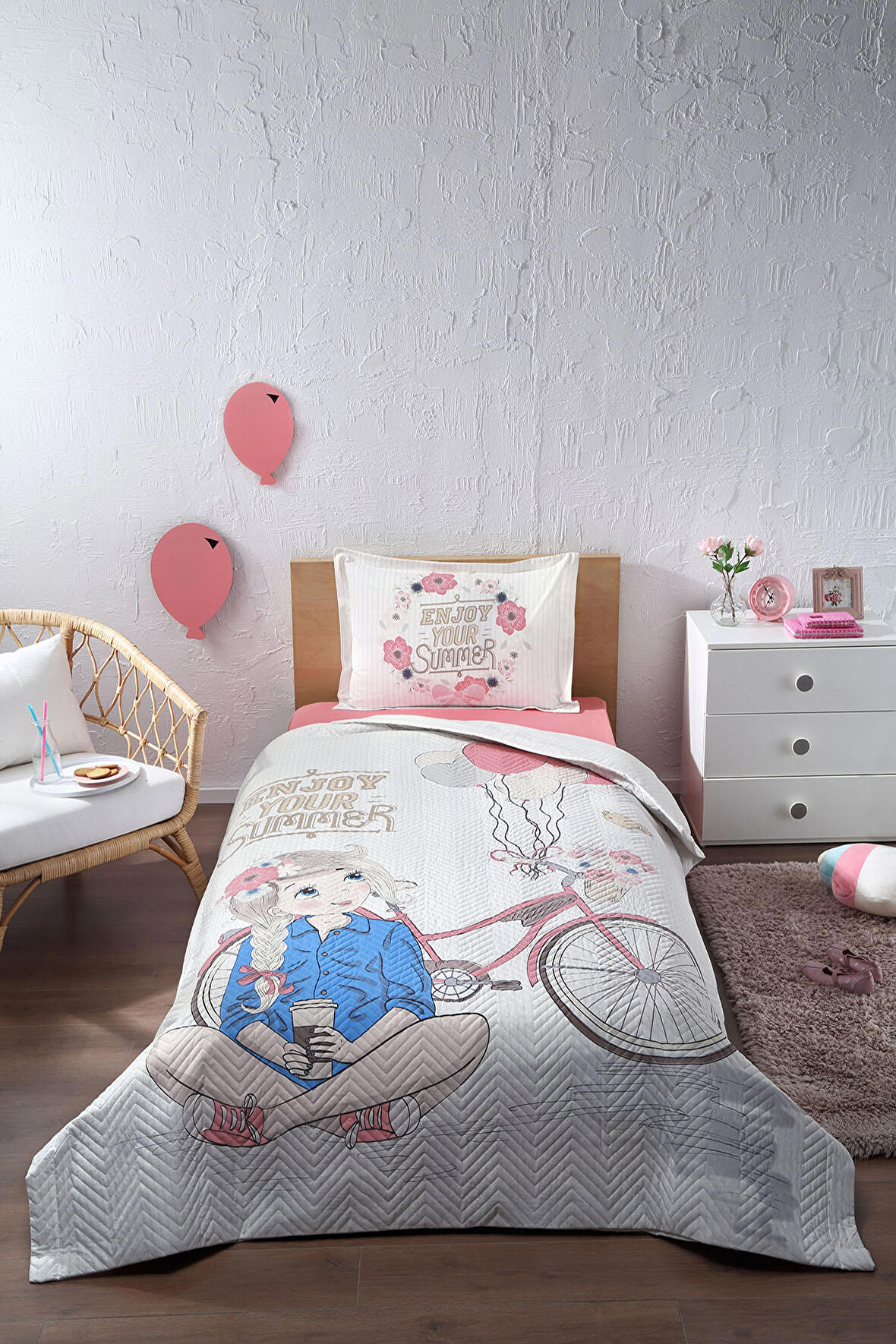 Özdilek Enjoy Tek Kişilik Kapitone Nevresim Takımı