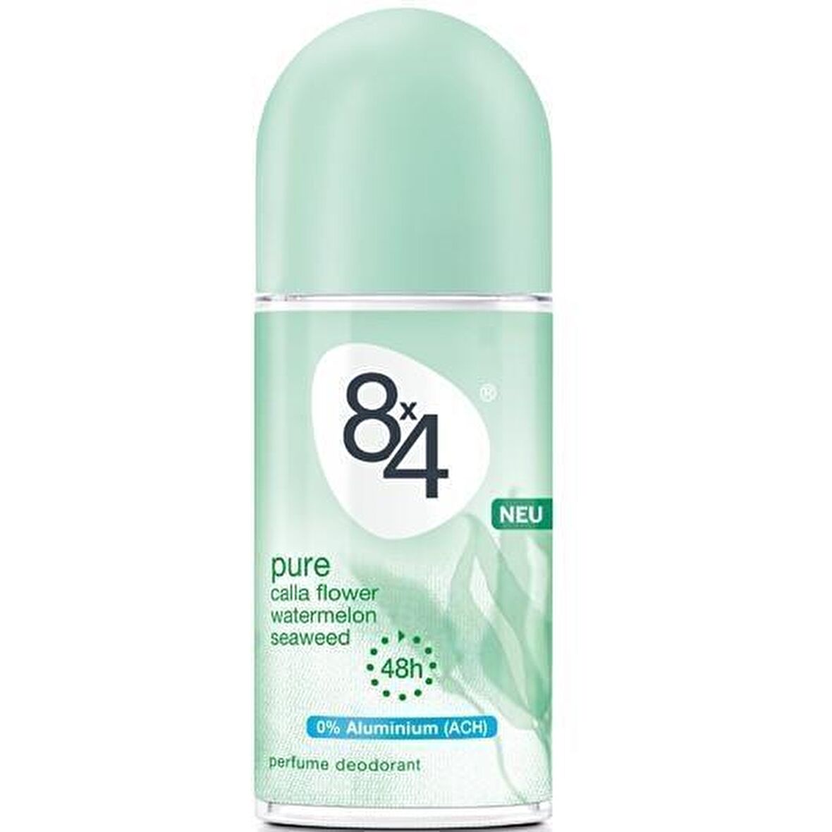 8x4 Pure Aqua Antiperspirant Ter Önleyici Leke Yapmayan Kadın Roll-On Deodorant 50 ml