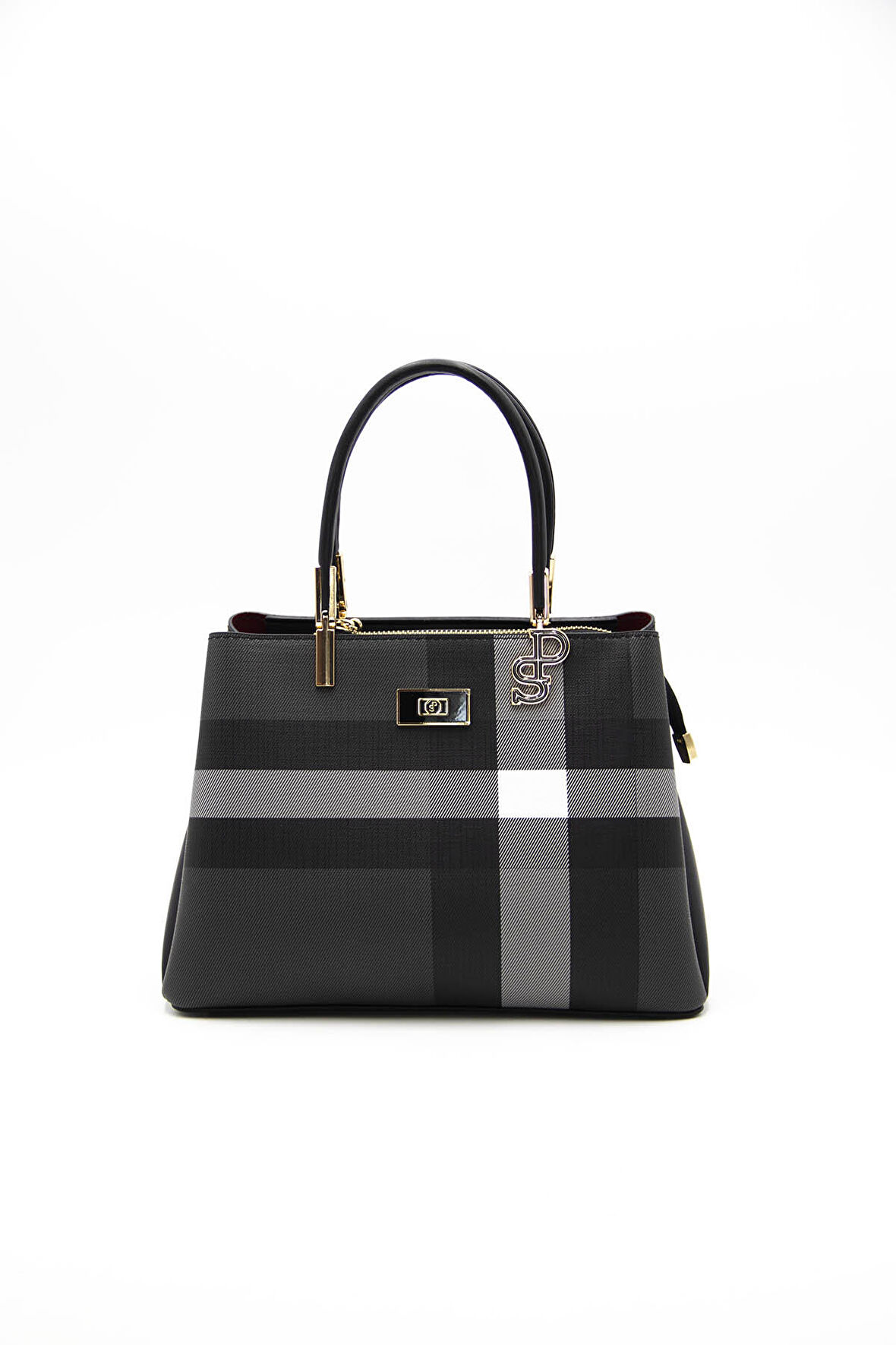 Kadın Omuz Çantası 1098-42307 SİLVER POLO Kadın ÇANTASI M129 SİYAH-MAT SİYAH