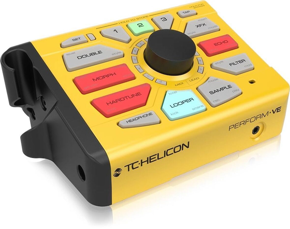 Tc Helicon MIDI Perde Kontrollü Örnekleme, Vokal Sentezleme ve Tek Düğmeli Davul Looper ile Devrim Yaratan Vokal Manipülatörü