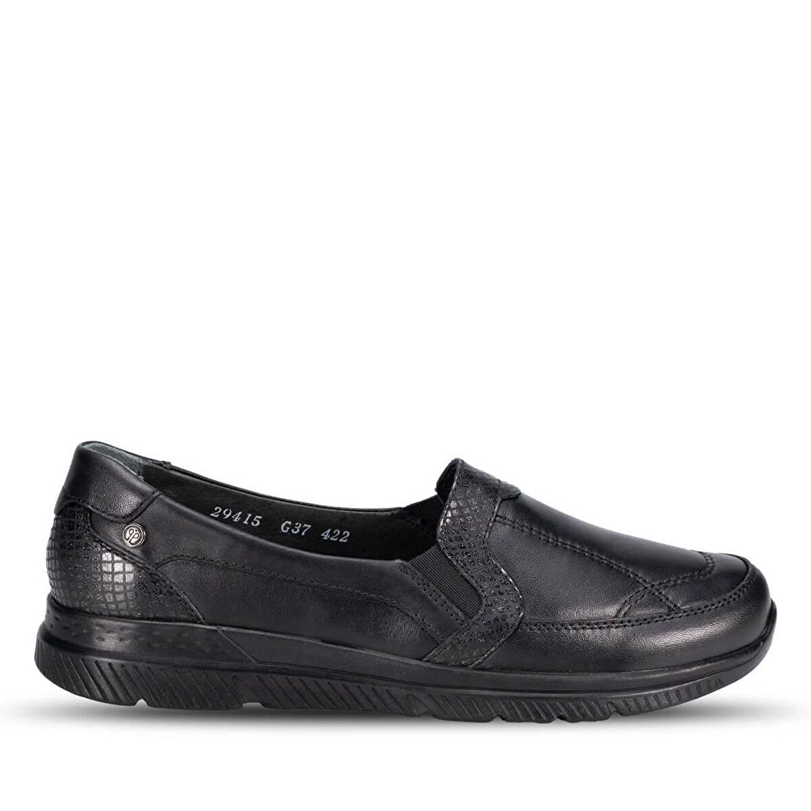 Forelli Dilmen 29415 Siyah Hakiki Deri Kadın Ayakkabı