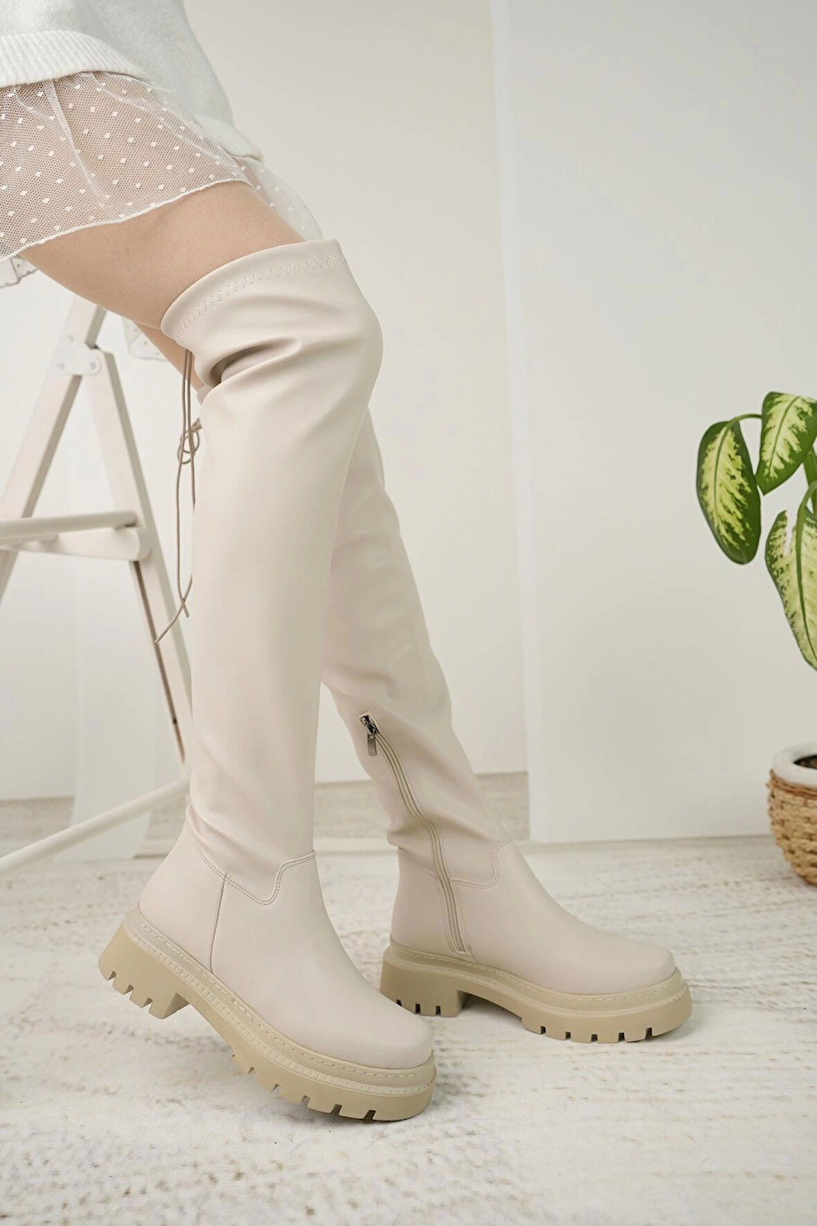 Nesil Shoes Pine 020 Ten Strech Kadın Çizme