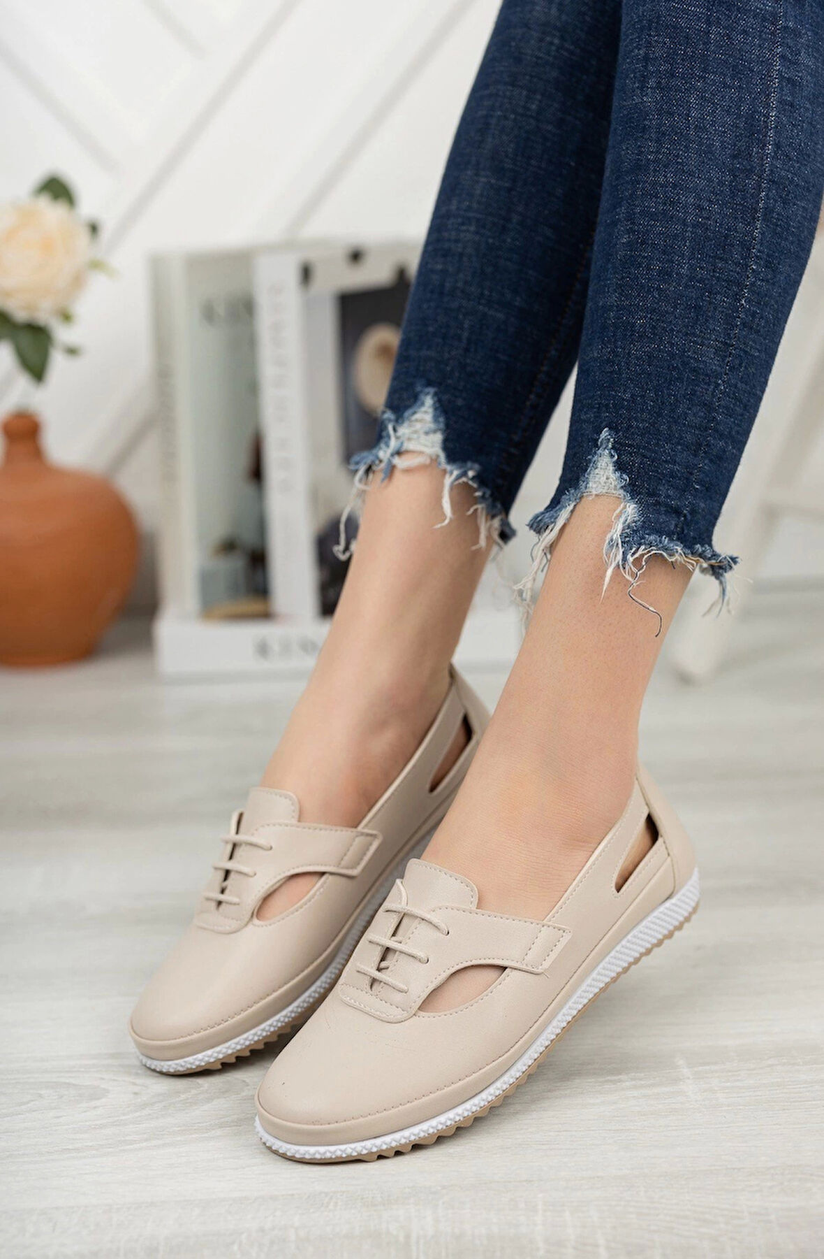 Kadın Loren Siyah Günlük Ortopedik Ayakkabı