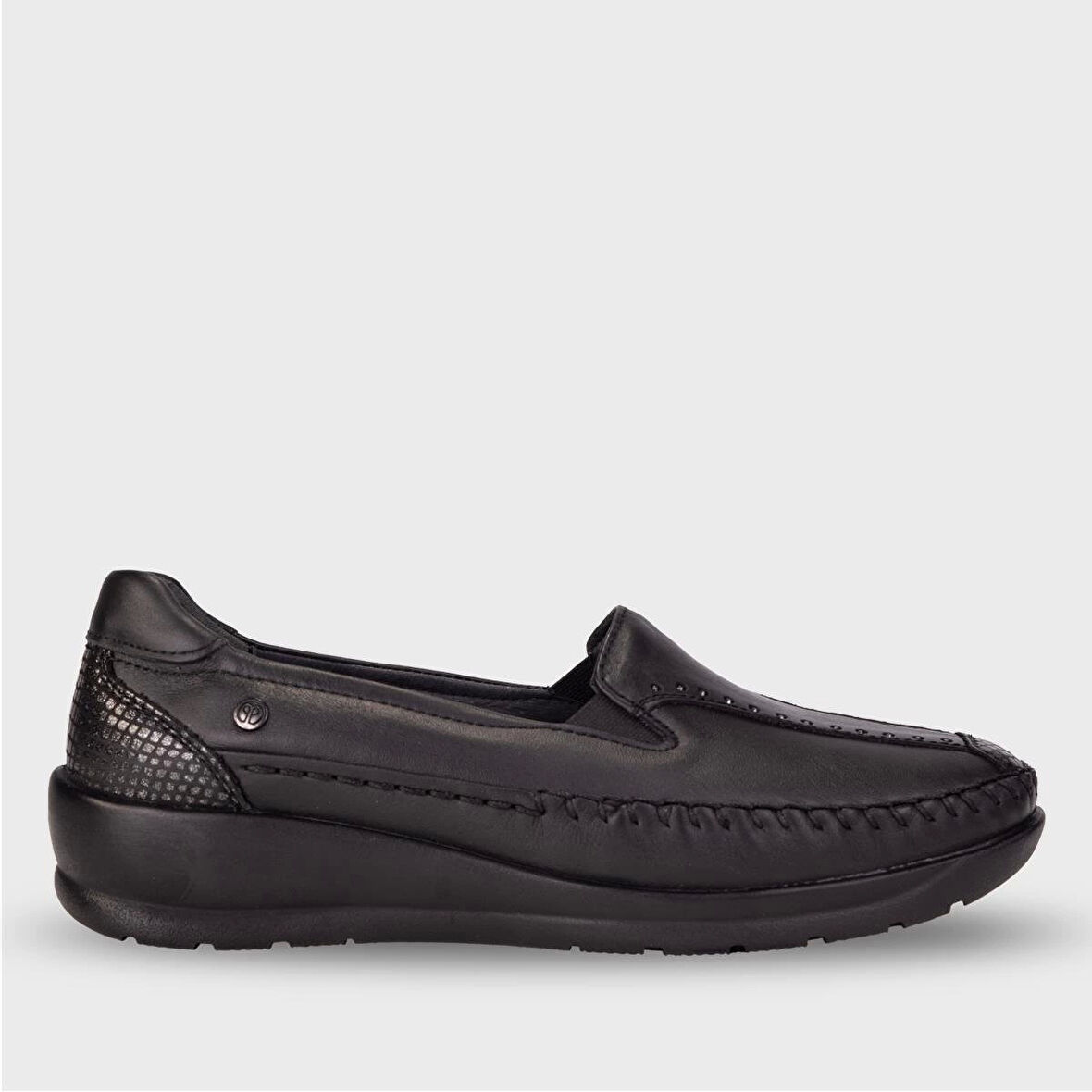 Forelli Lina 55022 Siyah Hakiki Deri Kadın Ayakkabı